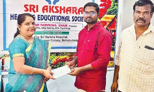 Financially weak Dalit student gets aid