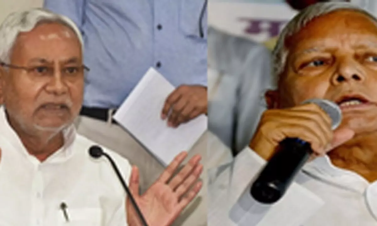 Lalu Prasad Yadav slams Nitish Kumar for his ‘feet touching’ habit