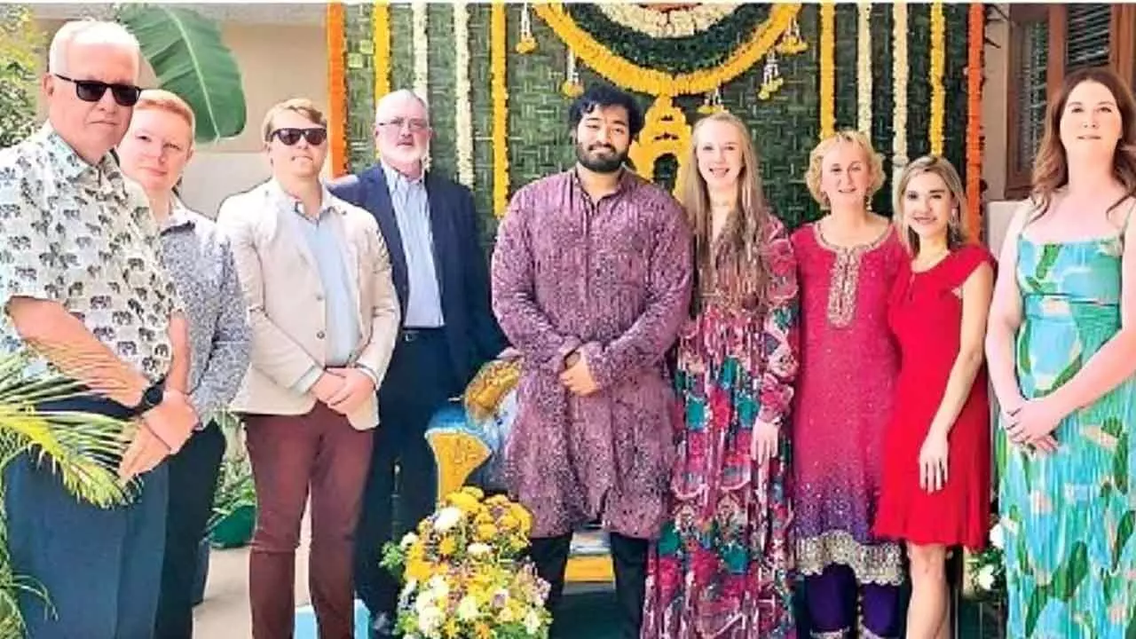 Konaseema youth marries Canada girl