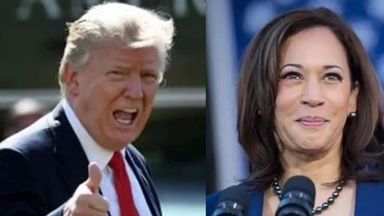 Trump ahead with 120 electoral votes, Harris at 99