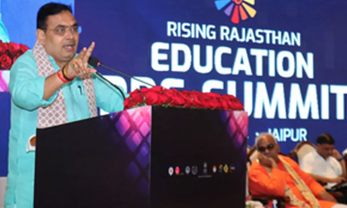 Education forms main basis of development: Rajasthan CM