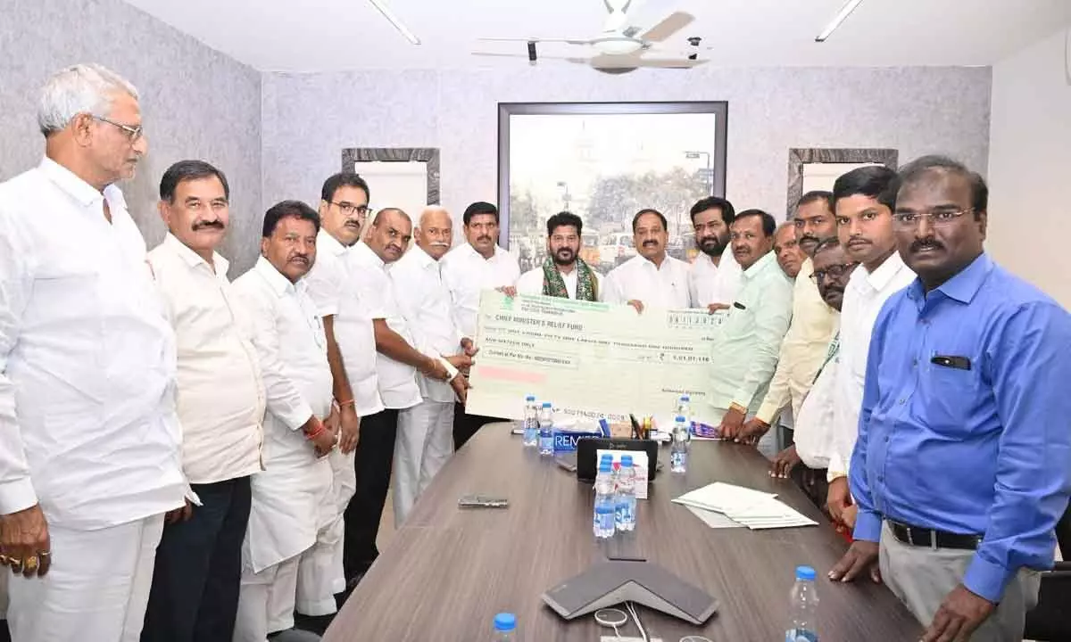 TGCAB Donates ₹1.51 Crore to Chief Ministers Relief Fund