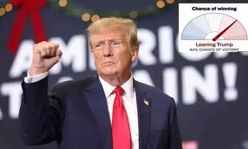 NYT ‘Needle’ points to Trump win with projection of 285 electoral college votes