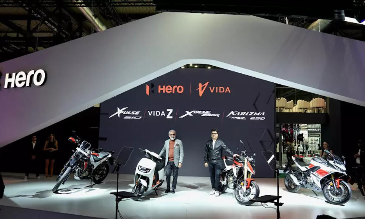 Hero Motocorp showcases its future mobility vision at Eicma 2024