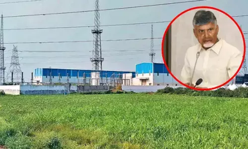 Chandrababu inaugurates Gas Insulated Sub Station at Thallayapalem