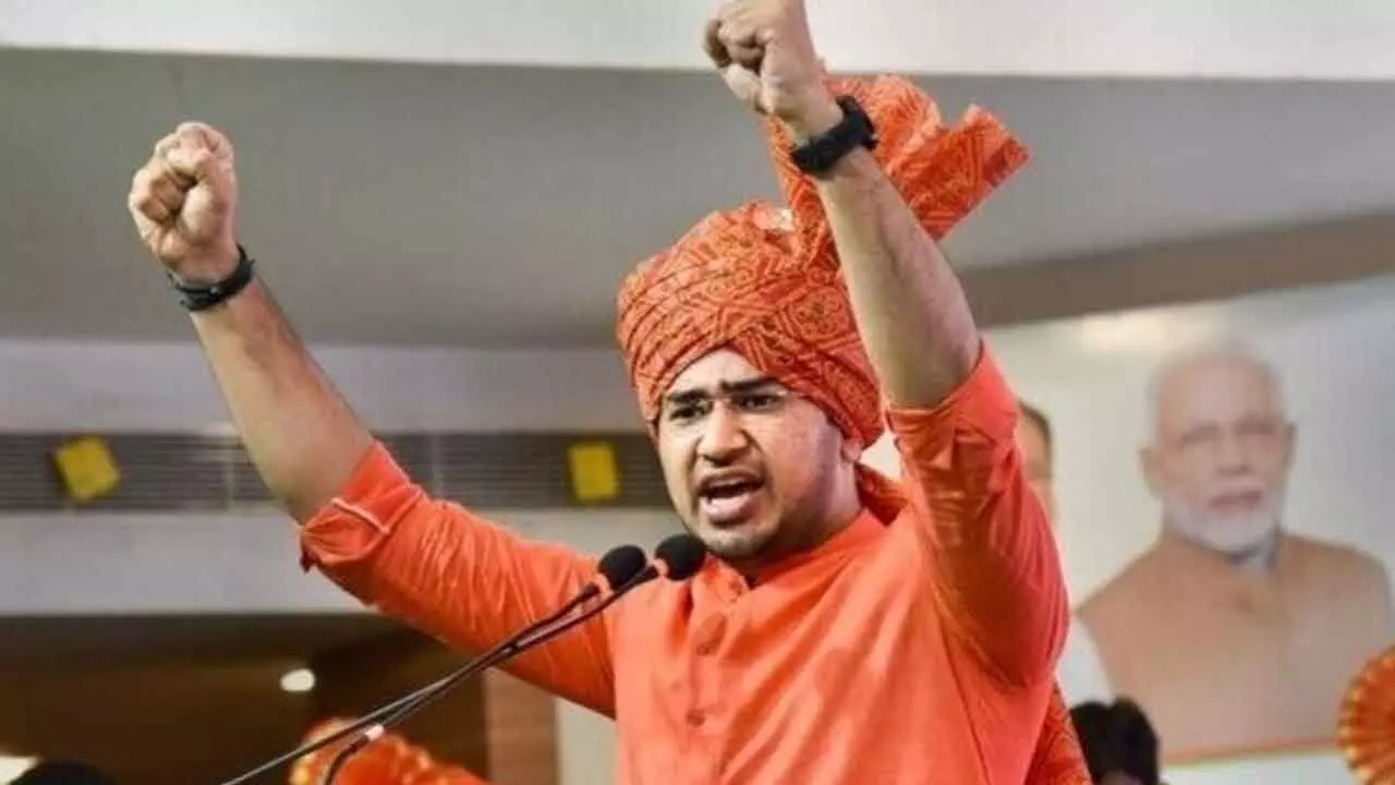 FIR Filed Against BJP MP Tejasvi Surya