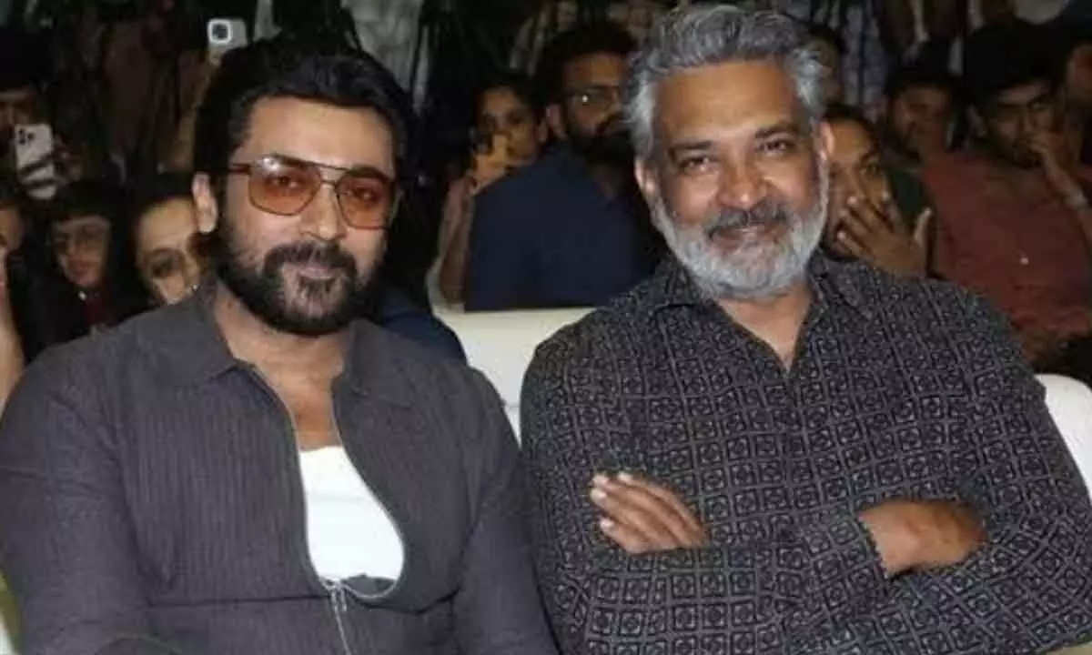 Suriya, Rajamouli share heartfelt moments at ‘Kanguva’ pre-release event