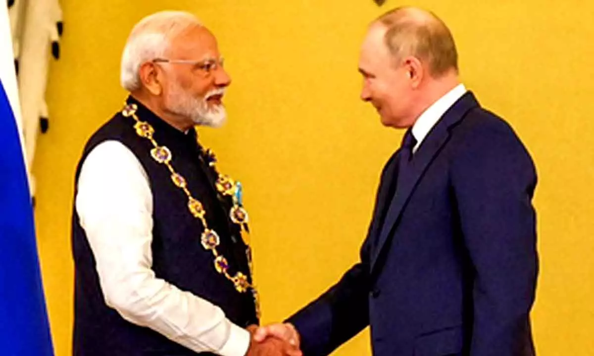 Putin heaps praise on PM Modi, insists India now among great powers of world