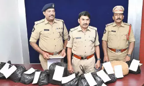 Anantapur: 11 smugglers held, 20 kg ganja seized