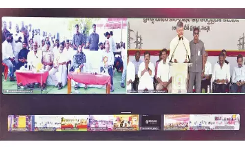 CM Naidu virtually lays foundation for electrical substation
