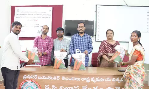 Distribution of Maize Seeds to Farmers at Agricultural Research Center