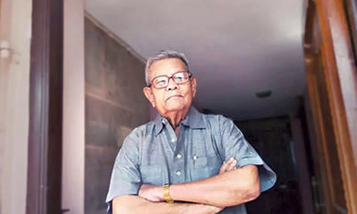 File photo of renowned Telugu writer Kalipatnam Rama Rao