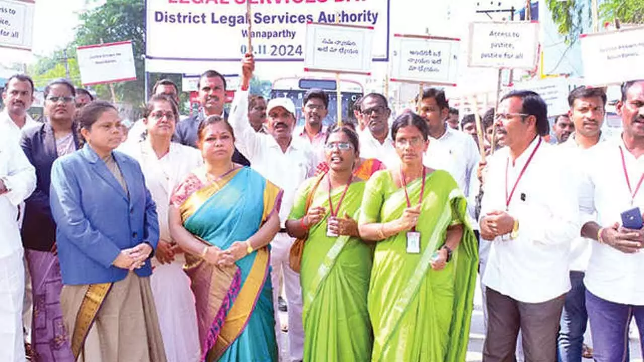 Wanaparthy: Rally marks ‘National Legal Services Day’