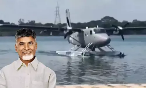 AP CM Chandrababu to Inaugurate Seaplane Trial Run from Vijayawada to Srisailam Today