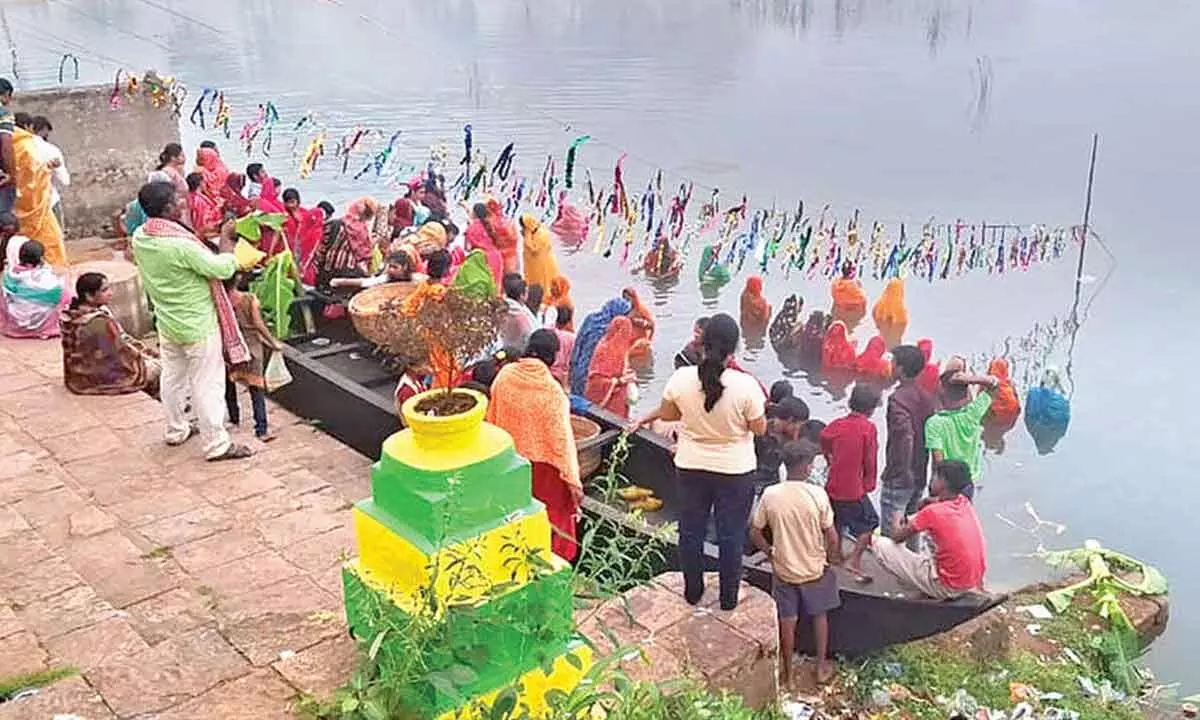 Chhath Puja celebrated in Dhenkanal