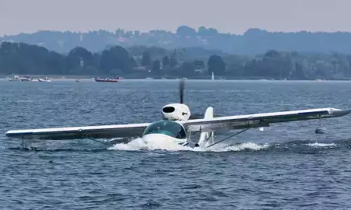 Seaplane tourism takes off in Kerala after first plane touches down