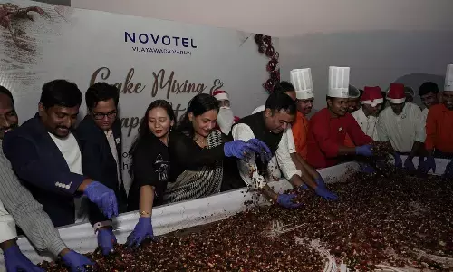 Cake-mixing, grape stomping mark festive mood