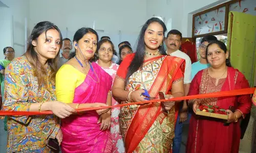 Sathvika Gupta Inaugurates National Silk Expo at Banjara Hills