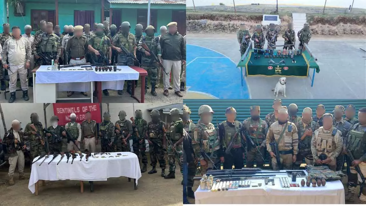 Indian Army And Security Forces Conduct Successful Arms Recovery Operations Across Manipur