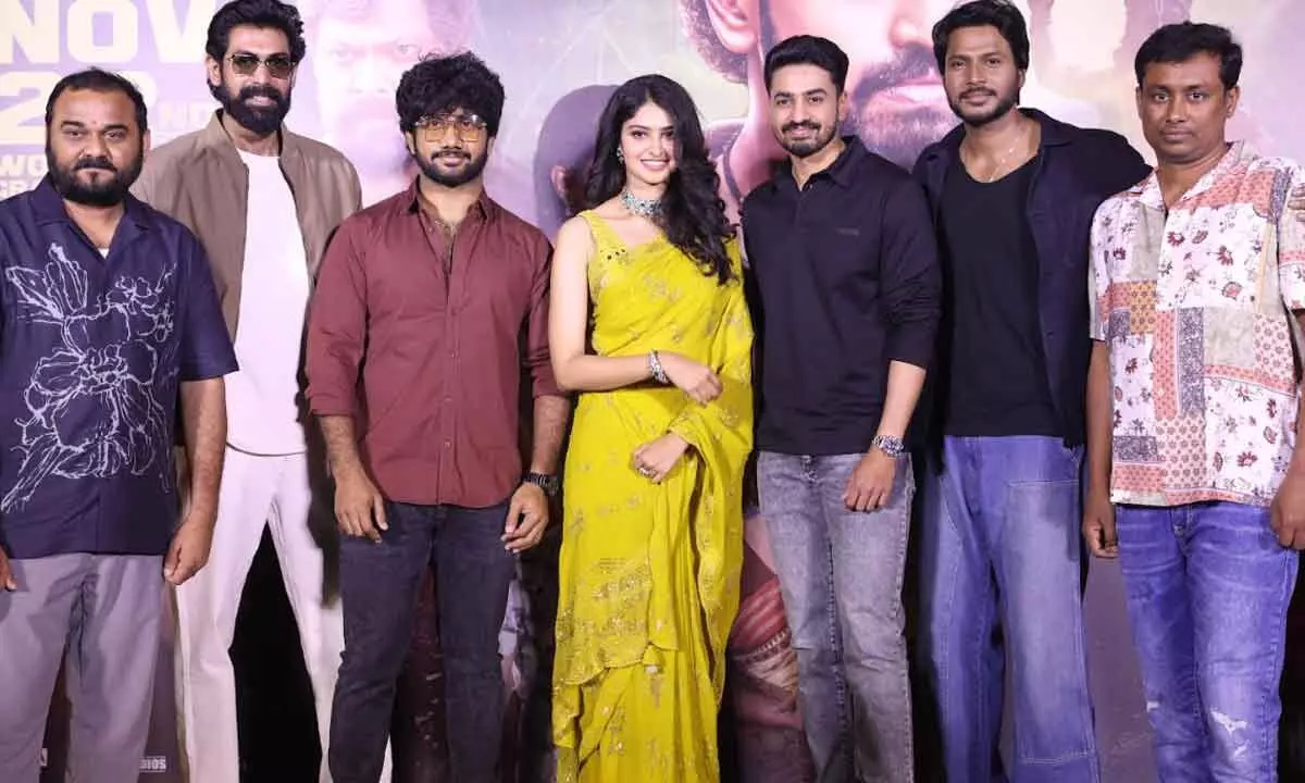 Rana, Sundeep Kishan unveils ‘Devaki Nandana Vasudeva’ trailer