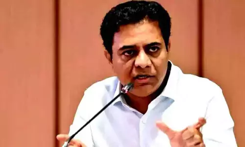 Cancel Amrut Contract to Revanth Reddys Brother-In-Law and order inquiry -KTR to Centre