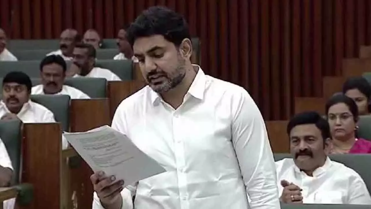 AP assembly sessions: Nara Lokesh Highlights Industrial Growth in past TDP regime