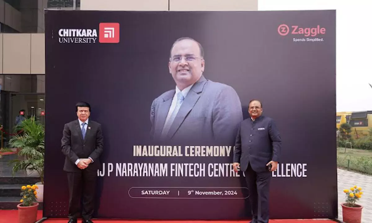 Chitkara University Pioneers FinTech Education with the Launch of Dr. Raj P. Narayanam FinTech Centre of Excellence