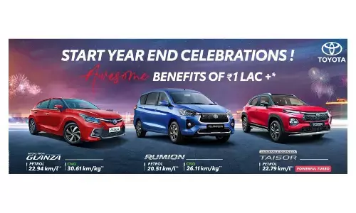 Toyota Kirloskar Motor Introduces Special Limited-Edition of Glanza, Urban Cruiser Taisor& Urban Cruiser Hyrdyer with Exciting Year-End Offers