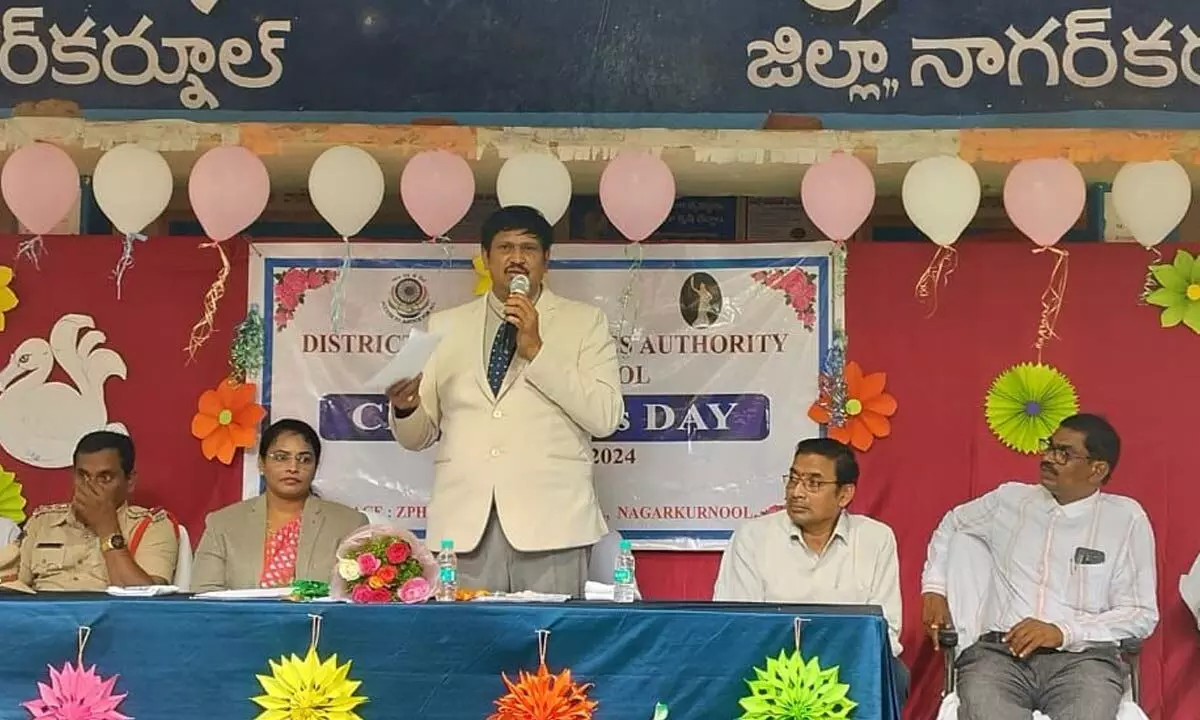 Children Should Enjoy Their Childhood and Build a Bright Future – District Judge D. Rajesh Babu