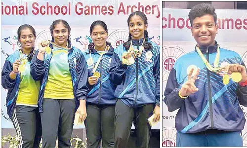 AP students bag gold medals in archery