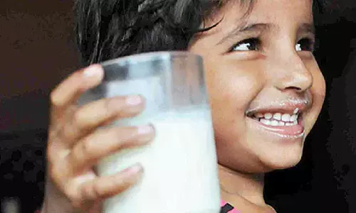 63% parents give milk to their kids to maintain intake of calcium