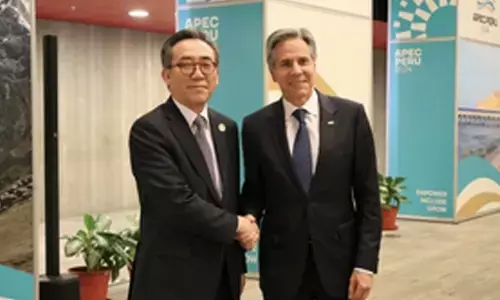 South Korean FM Cho, Blinken hold talks on margins of APEC summit in Peru