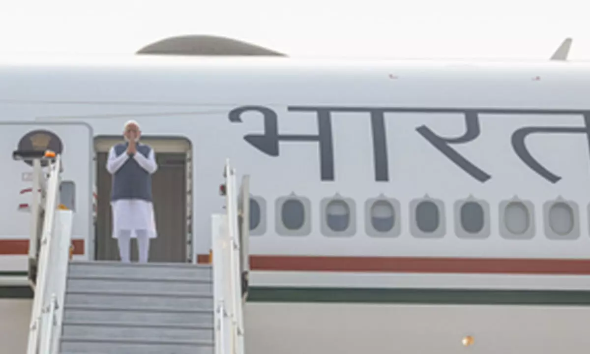 PM Modi emplanes for three-nation visit to Nigeria, Brazil, Guyana