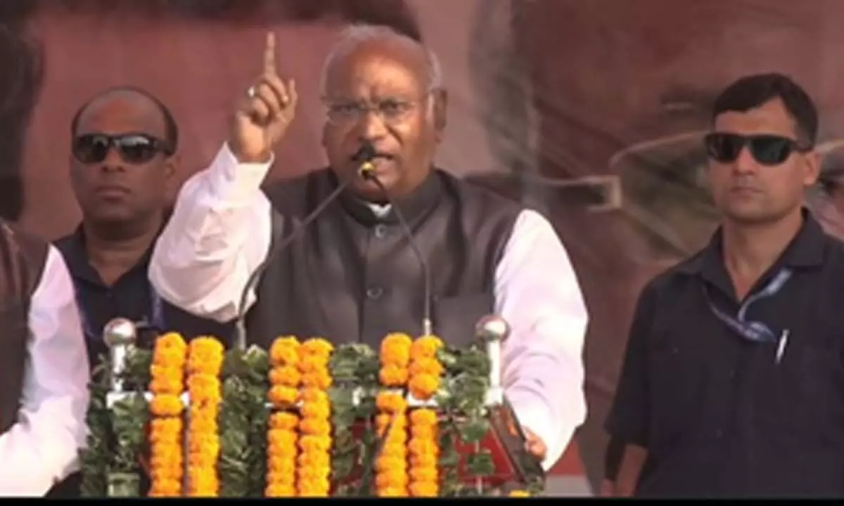 BJP wants to form govt in Jharkhand to loot its natural resources: Kharge