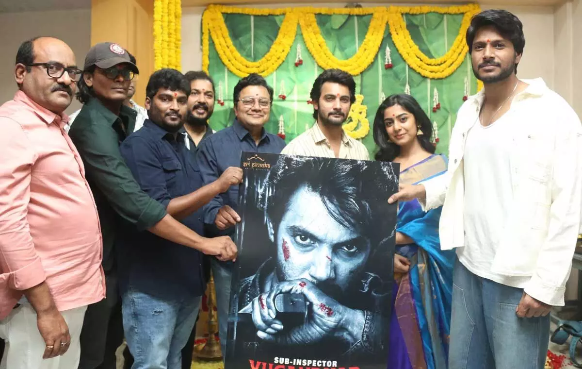 Aadi Saikumar’s ‘SI Yugandhar’ launches with grand pooja ceremony