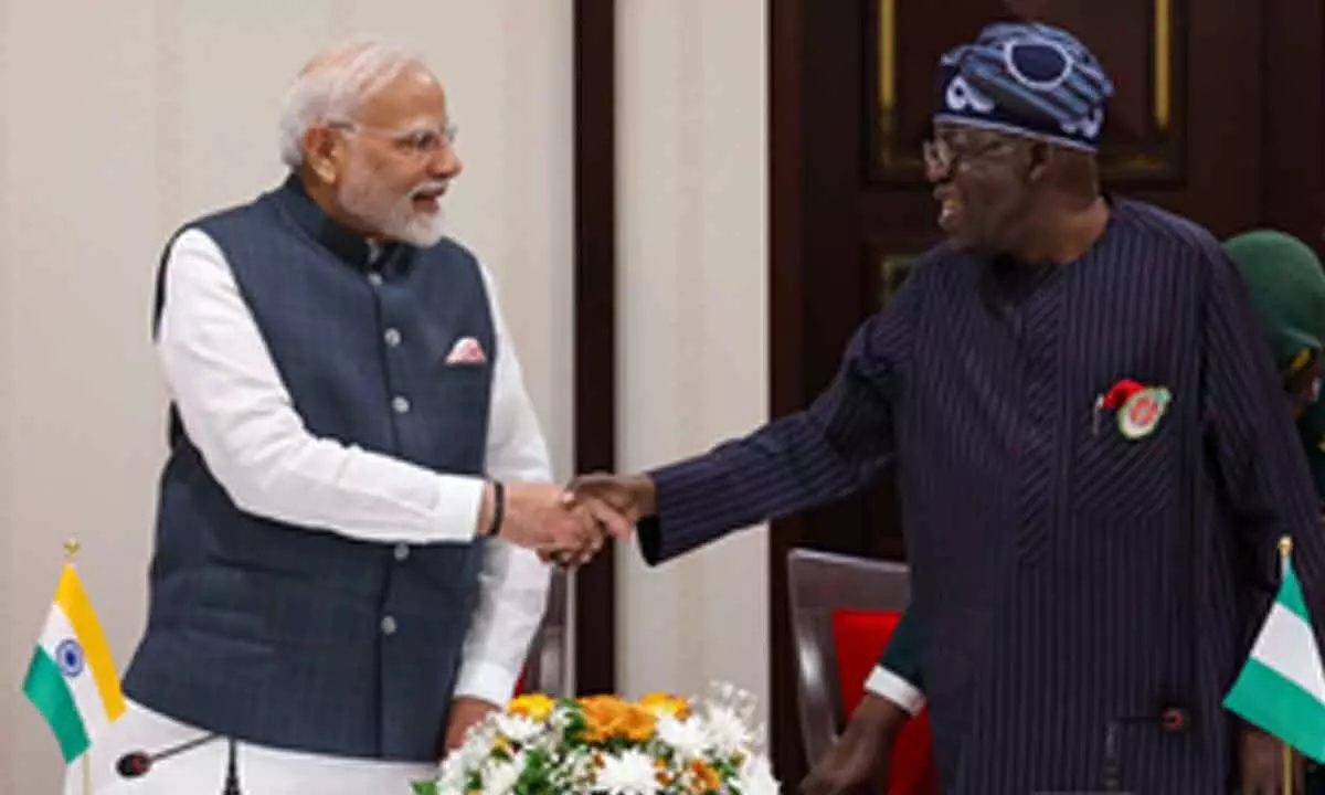 Nigerian President Tinubu lauds PM Modis efforts to amplify concerns of Global South