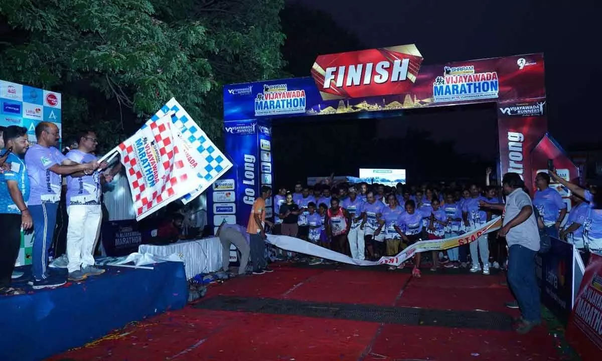 Overwhelming response to Vijayawada Marathon