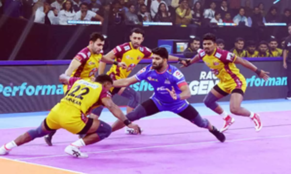 PKL Season 11: Telugu Titans humble table-toppers Haryana Steelers by 22 points