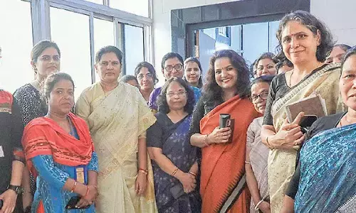 Sanitary napkin vending machine installed