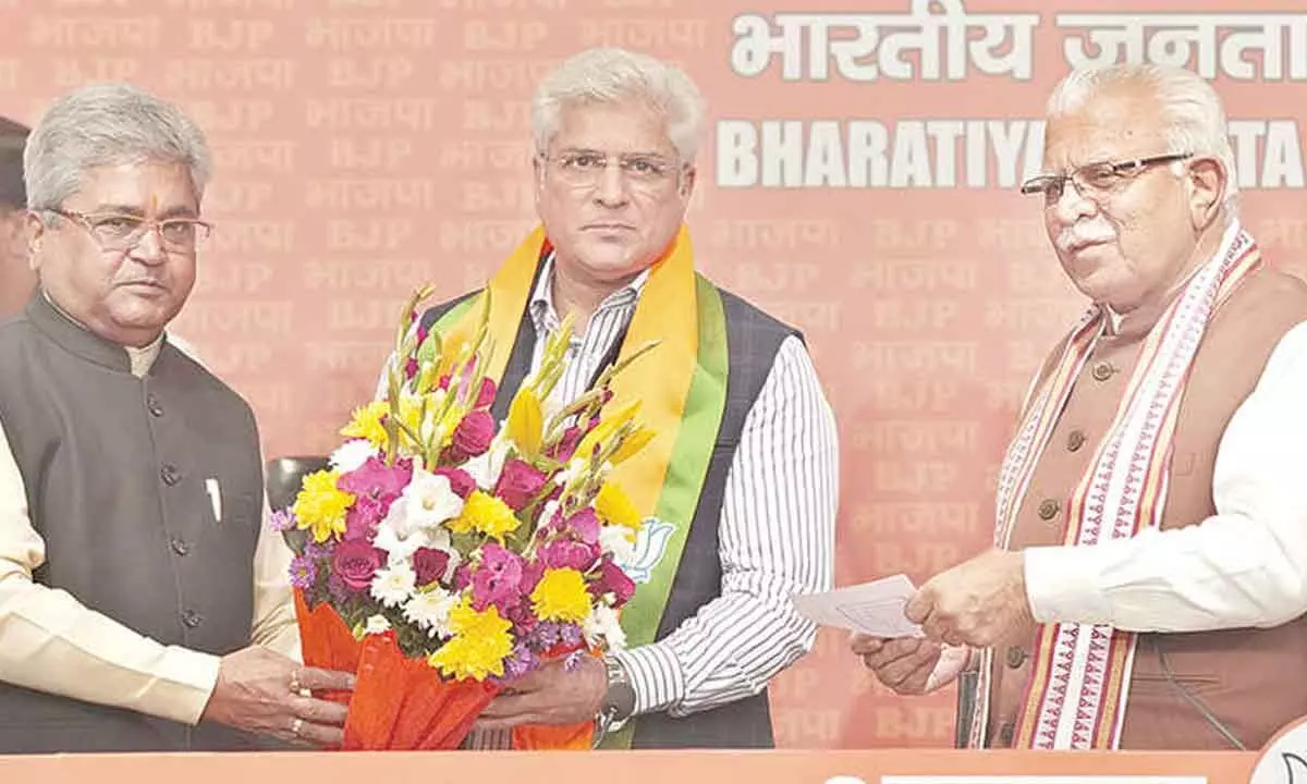 Kailash Gahlot joins BJP, a day after quitting AAP