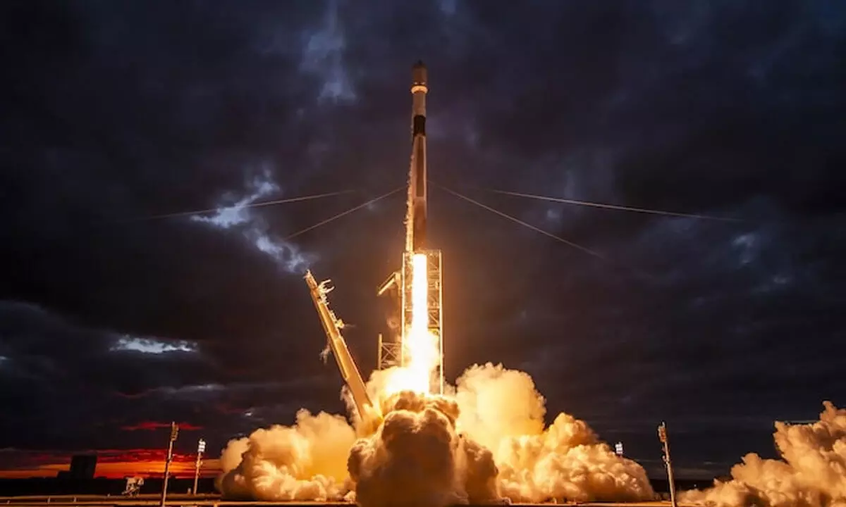 Space X launches ISROs communication satellite