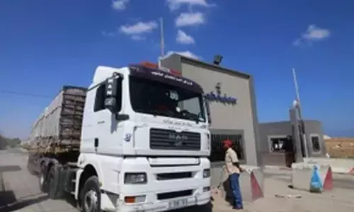 Hamas says security operation kills 20 aid truck looters