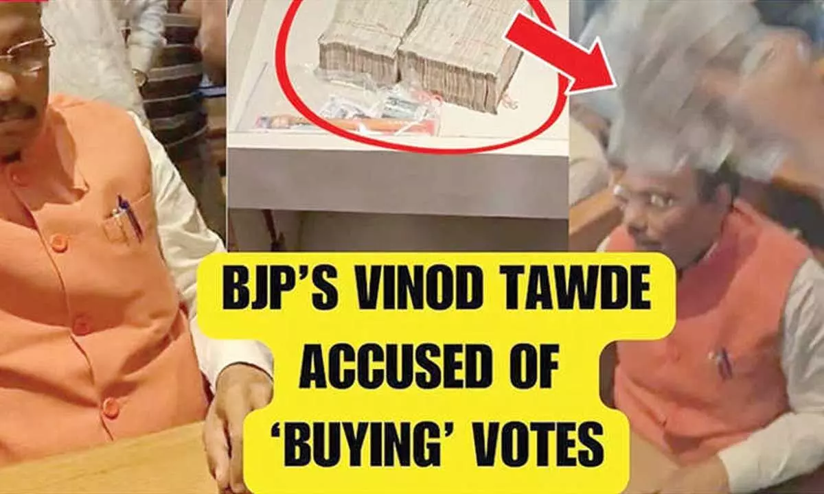 Tawde, BJP candidate booked over cash distribution