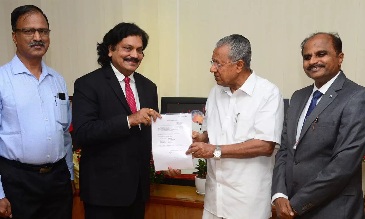 NLC INDIA Limited contributes Rs.1 crore to Kerala disaster mitigation fund