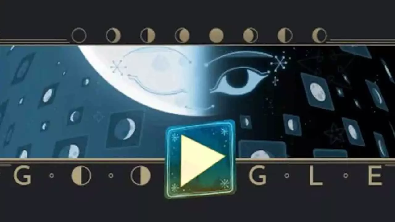 Google Doodle: Google Celebrates November’s Half-Moon Phase