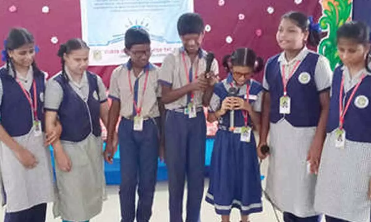 3-day training to visually challenged students concludes