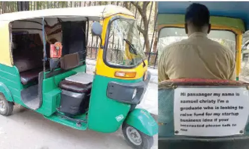 Bengaluru auto driver showcases startup dream to passengers