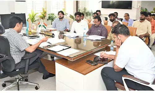 Expedite Vizag-Chennai Industrial Corridor works says Collector S Venkateswar