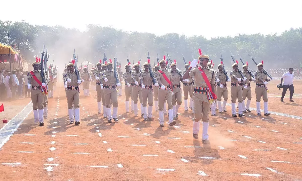 Police Officers Urged to Improve Public Image at Passing Out Parade in Karimnagar