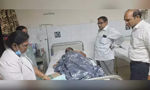 Three persons admitted to hospital for diarrhea treatment
